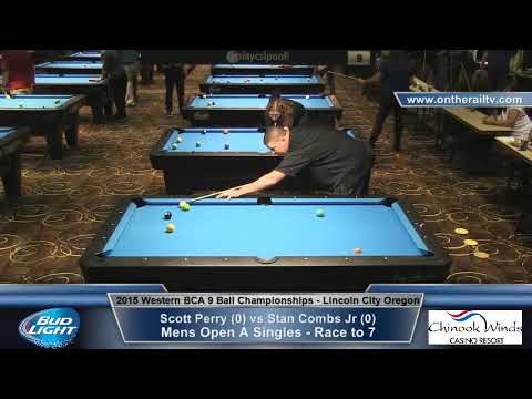 Scott Perry vs Stan Combs Jr - Mens Open A Singles 9 Ball