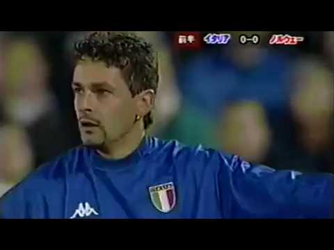 Roberto Baggio vs Norway (10.02.1999) Excellent Performance