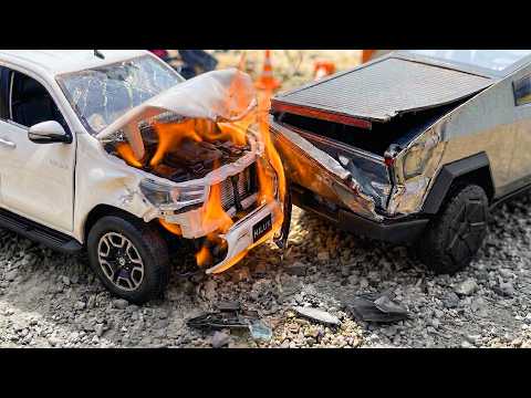 Crash Test of Toyota Hilux Diecast Model - Hilux Durability Test