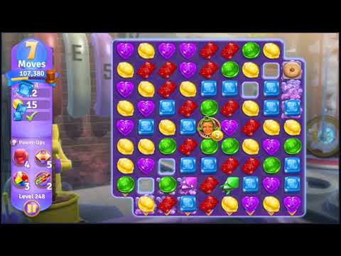 Wonka's World of Candy Level 248 - NO BOOSTERS + FULL STORY 🍫 | SKILLGAMING ✔️