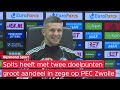 Linssen over strijd met Dessers bij Feyenoord: 'Volgens mij doe ik het ook redelijk goed'