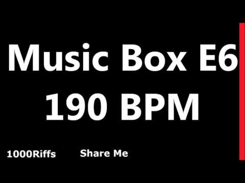 Music Box Metronome E6 : 190 BPM