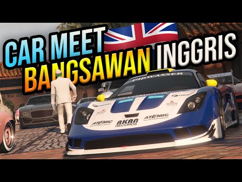 CAR MEET MOBIL MEWAH ROLLS ROYCE, MCLAREN, JAGUAR, BENTLEY. DLL!!! - GTA 5 Indonesia Car Meet