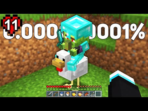 I Captured Every Rare Mob - Hardcore Minecraft