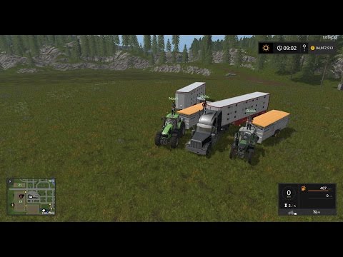 Farming Simulator 17 MP Ep #4| Tending to the Animals