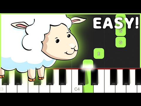 Mary Had A Little Lamb | EASY ONE HAND Piano Tutorial & FREE Sheet Music