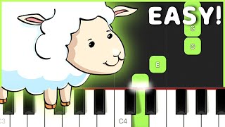 Mary Had A Little Lamb | EASY ONE HAND Piano Tutorial &amp; FREE Sheet Music