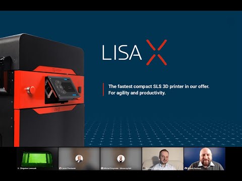 Sinterit Lisa X - a webinar on the fastest compact SLS 3D printer in our offer