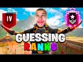 Guessing Your Rank In Rainbow Six Siege