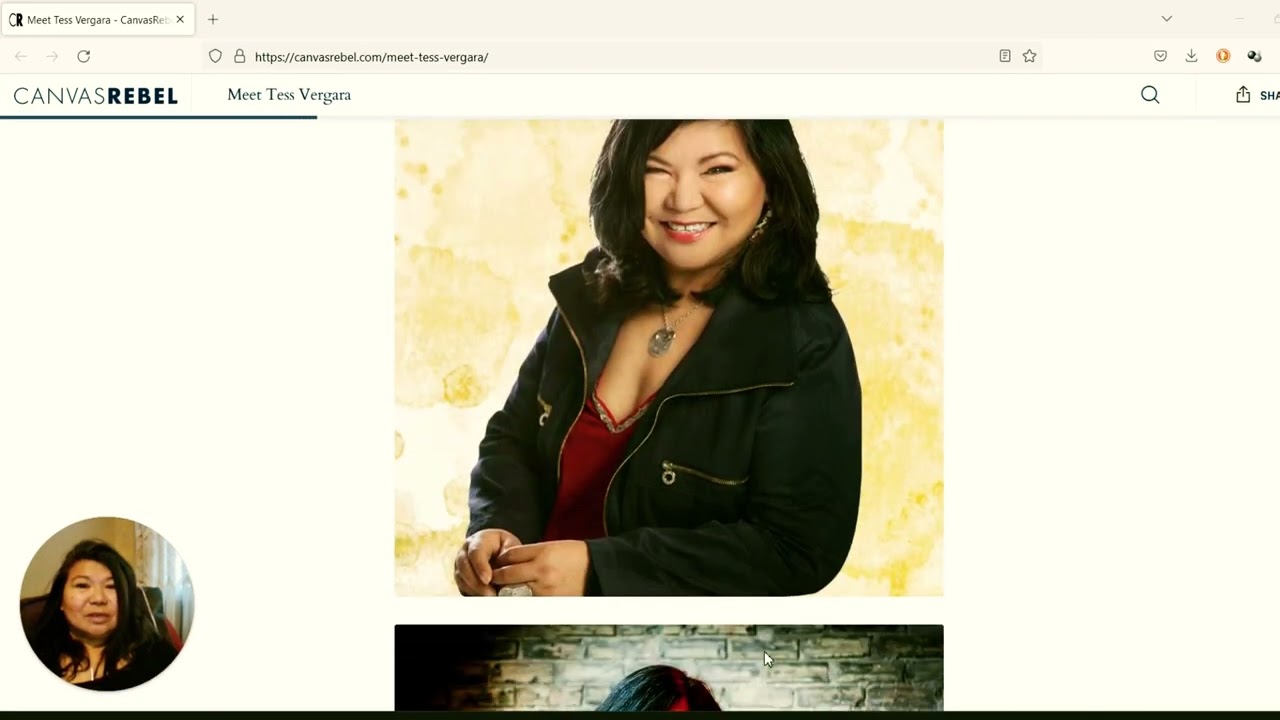 Canvas Rebel Magazine on Tess Vergara