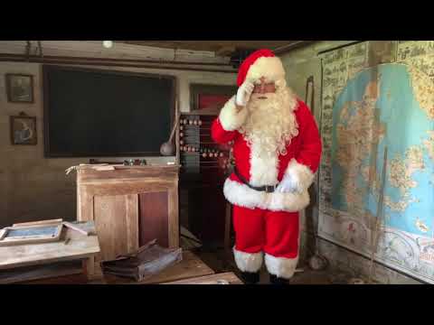 Besøg hos Julemanden -  Hvilken vej skal Julemanden, når han skal ud med gaver til alle børnene...