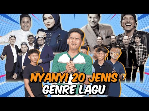 AI TEAM CHALLENGE NYANYI 20 JENIS GENRE LAGU !!!