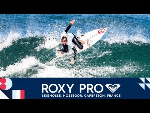 Peterson vs. Conlogue vs. Ado - Round One, Heat 4 - Roxy Pro France 2018
