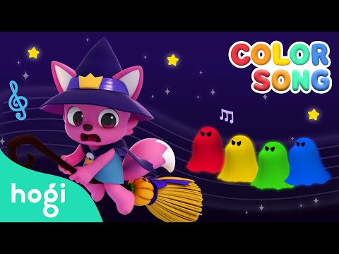 Learn Colors with Halloween Ghost｜Halloween Kids｜Halloween Colors 🎃｜Halloween Song｜Pinkfong & Hogi