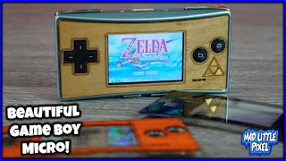 AWESOME Legend Of Zelda Game Boy Micro! Made With REAL Wood! My Quest For A Faceplate Replacement!