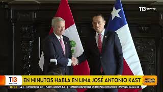 Presidente electo desde Perú: "A los inmigrantes ilegales les quedan 63 días para abandonar el país"