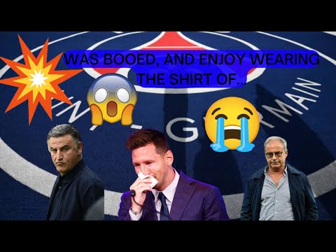 WAS BOOED, AND ENJOY WEARING THE SHIRT OF... #messi #neymar