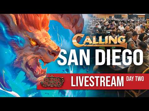 🔴 Day 2 & Top 8 Calling San Diego | Silver Age Flesh and Blood #fabtcg