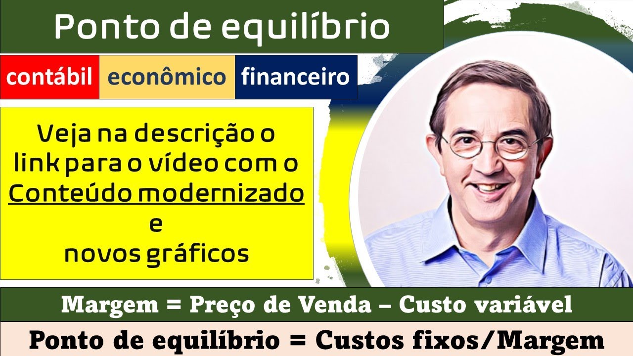41 - Ponto de equilíbrio contábil, econômico e financeiro. (Contabilidade)