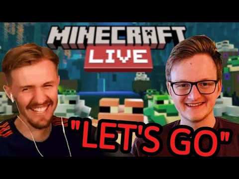 Grian and immy REACT to being in minecraft live