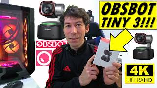 OBSBOT Tiny 3: Webcam 4K PTZ, Audio Spaziale e AI. Il setup definitivo per Creator! Recensione