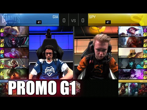 Giants vs Splyce | Game 1 S6 EU LCS Summer 2016 Promotion Tournament | GIA vs SPY G1 1080p