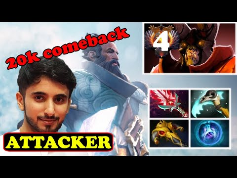 ATTACKER KUNKKA INSANE 20K COMEBACK VS INYOURDREAM #4 DOOM DOTA PRO GAME | DOTA2ORBS