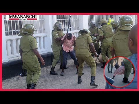 MVUTANO MKALI POLISI WAKIWATAWANYA WAFUASI WA CHADEMA MAHAKAMANI