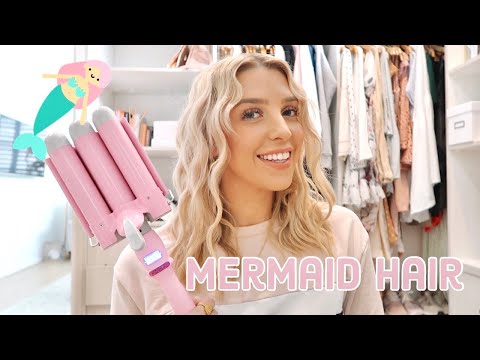 MERMAID HAIR WAVER TUTORIAL! How to Do Mermaid Hair/...