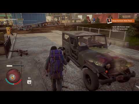 State of Decay 2 - Hungry Survivors Meds Please: Give Med Rucksack To Florence, Fix Vagabond (2018)