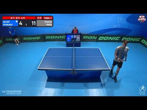 13:00 Andrii Hrabskyi 0-3 Oleksii Mitla West 1 WIN CUP 17.10.2022 | TABLE TENNIS WINCUP