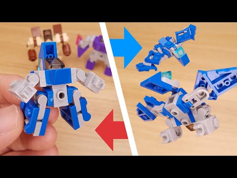 LEGO brick Pteranodon transformer robot tutorial BigFoot #LEGO #MOC #レゴ変形ロボ #レゴアイデア #레고변신로봇