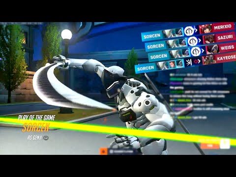 NECROS NANO GENJI GOD - POTG! [ OVERWATCH 2 TOP 500 SEASON 7 ]