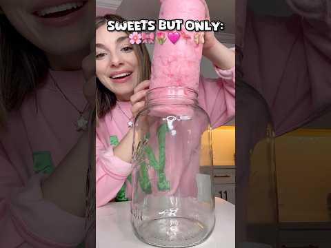 Pink is tastier when there is sugar!!!🤩 #candy