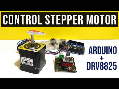 Control Stepper Motor with Arduino and DRV8825 driver