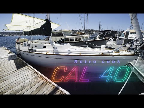 CAL 40 Sailboat tour - retro boat EP3 with Scot Tempesta of Sailing Anarchy