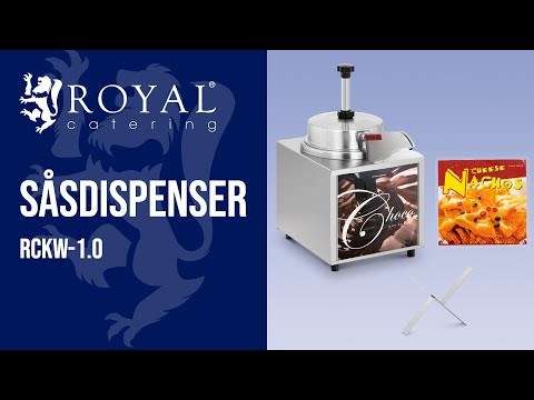video - Såsdispenser - med värmefunktion - Nachoost - Choklad - 3,3 L