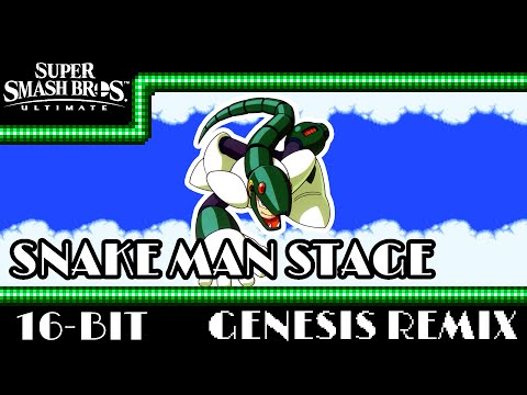 [16-Bit;Genesis]Snake Man - Super Smash Bros. Ultimate