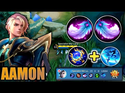 20 Kill - Aamon Burst Damage | Build Top 1 Global Aamon - Mobile Legends