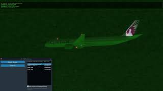 A350-1000 QATAR AIRWAYS Windy Approach and Landing into Doha( X PLANE 11)