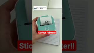Download lagu Yes it is an Inkless Sticker printer. It Comes With a free Printing Paper! mp3