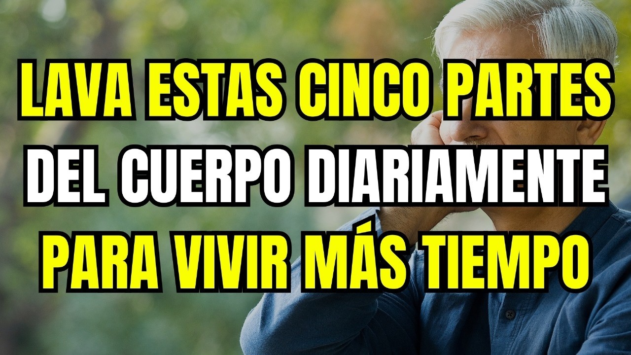 Lava estas 5 partes del cuerpo diariamente para vivir más tiempo | Consejos de vida