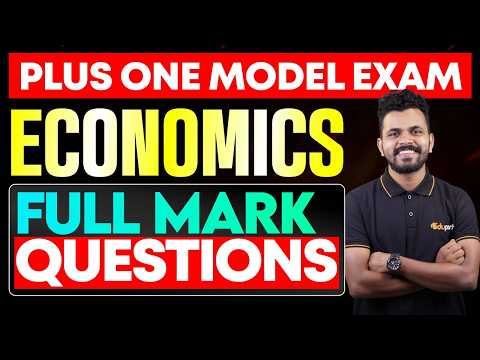Plus One Economics Full mark questions | Eduport Plus One