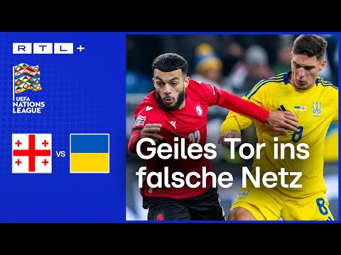 Georgien vs. Ukraine - Highlights | UEFA Nations League | RTL Sport