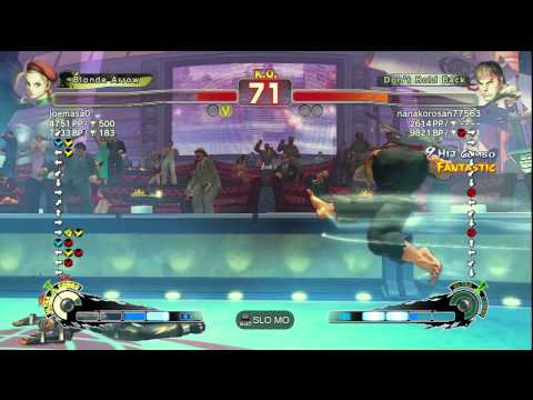 SSF4 AE Ver. 2012: joemasa0 [Cammy] vs. nanakorosan77563 [Ryu] - PSN Ranked Match