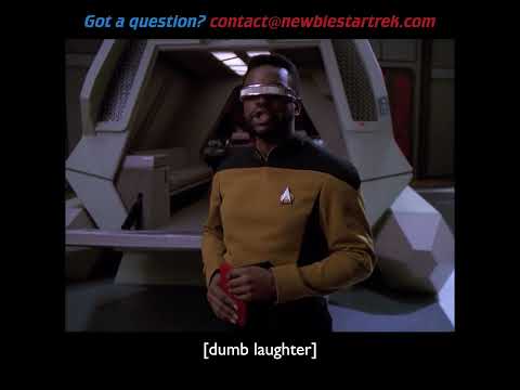 Geordi with a beard, why?!