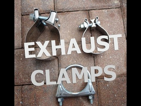Muffler clamps for Exhaust!  Band clamp, Lap joint, But joint, U bolt