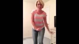 Old White Lady Dancing To HipHop