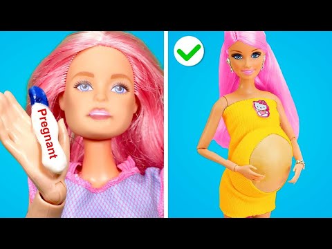 Barbie is Pregnant! RICH vs BROKE DOLL HACKS || Incredible Gadgets & Genius Crafts by Gotcha! Viral