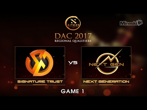 Signature Trust vs Next Generation  | Dota 2 Asia Championship | Group Stage | Best of 3 | Game 1